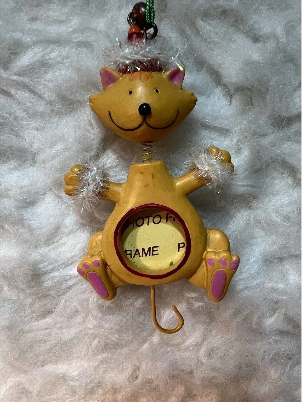 Cat Photo Frame Christmas Ornament